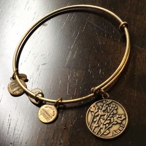 Alex and Ani Bracelet Gold  AUNT